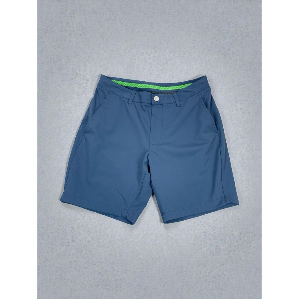 Bonobos Golf Shorts Mens Size 32 Blue Performance Grippers Stretch 8” Inseam